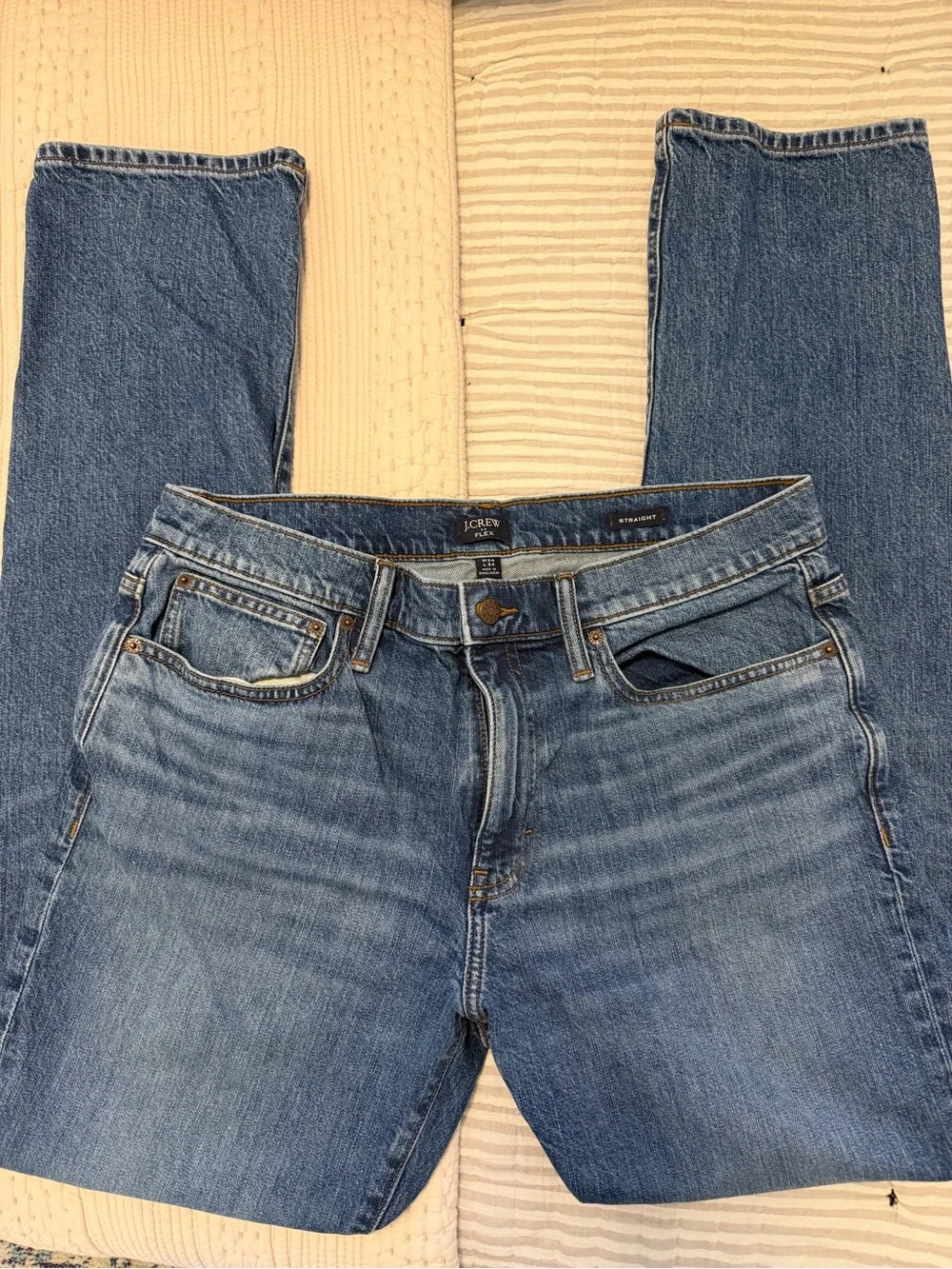 J. Crew Men's Flex Straight Leg Jeans 34x34